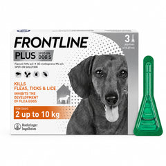 FRONTLINE Plus Flea & Tick Treatment for Small Dogs - 1/3/6 Pipettes