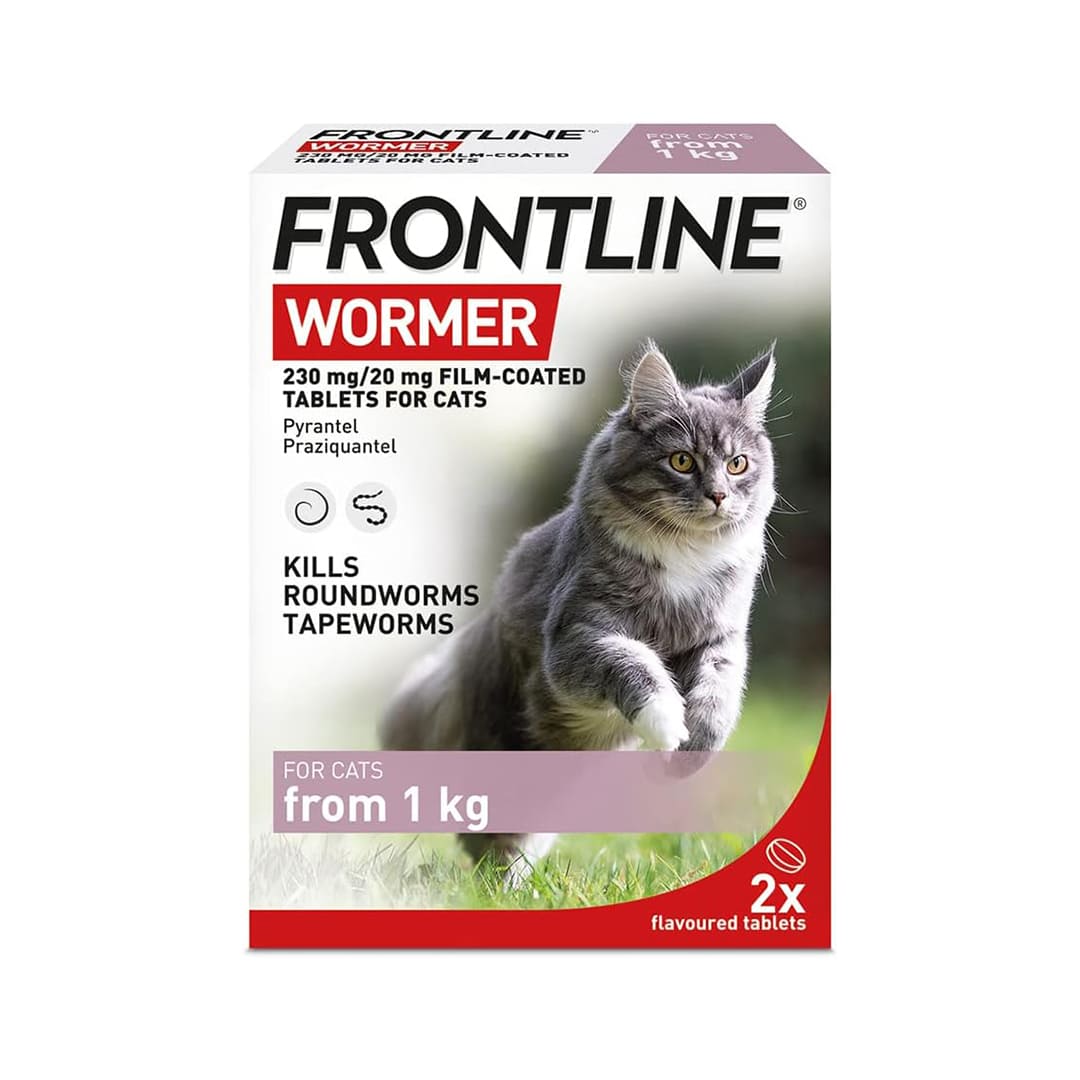 FRONTLINE WORMER - Cat Worming Treatment - 2 Tablets