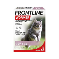 FRONTLINE WORMER - Cat Worming Treatment - 2 Tablets