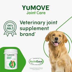 YuMOVE Joint Supplement for Dogs, Essential Dog Hip and Joint Aid, for Stiff Adult Dogs with Glucosamine, Chondroitin & Green Lipped Mussel, Aged 6 to 8 Years, 300 Tablets
