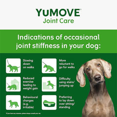 YuMOVE Senior Dog Joint Supplement, High Strength for Joint Care, Essential Dog Hip and Joint Support for Senior Dogs Aged 8+, 120 Tablets - Eco Friendly and Letter Box Ready Packaging