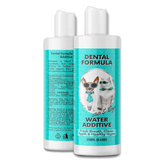 NutriPaw Dental Formula Water Additive For Dogs & Cats - Clean Teeth, Healthy Gums & Fresh Breath - Manage Plaque & Tartar Build-Up - Fuss-Free - No Brushing Needed - Cat/Dog Mouthwash & Oral Health