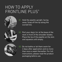 FRONTLINE Plus Flea & Tick Treatment for Small Dogs - 1/3/6 Pipettes