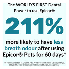 NutriPaw Dental Powder For Dogs & Cats - Clean Teeth, Healthy Gums & Fresh Breath - Manage Plaque & Tartar Build-Up - Fuss-Free - No Brushing Needed - Lasts Up To 6 Months
