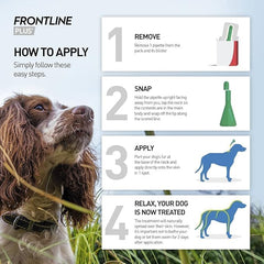 Frontline Plus For Dogs 10-20kg ( 1.34ml )- 1 Pipette, Flea And Tick Treatment For Dogs, Frontline Flea Treatment For Dogs, Frontline Spot On For Dogs, Frontline For Dogs