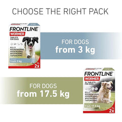 FRONTLINE WORMER - Dog Worming Treatment - 2 Tablets