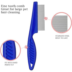 Flea Comb for Cat Dog 4 PCS Flea Removal Lice Combs Fine Tooth Comb Groomingfree